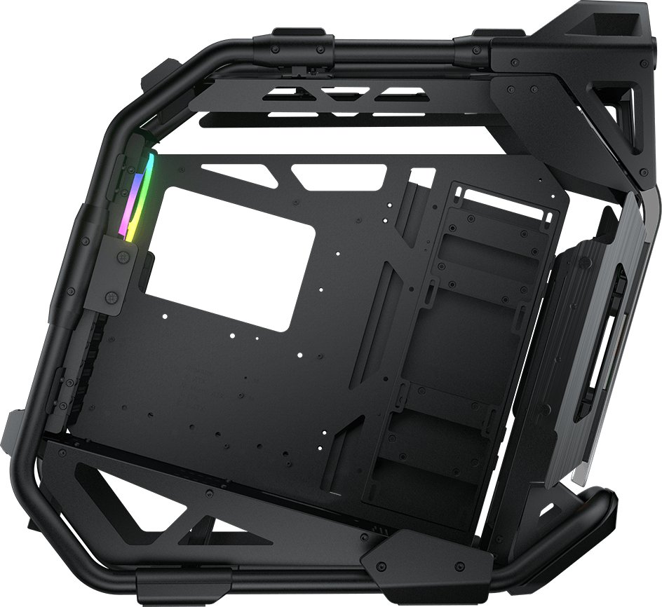 Kasë PC Cougar Cratus, Mid Tower, open frame, e zezë