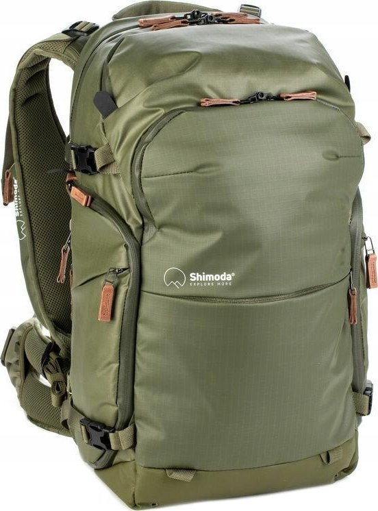 Çantë shpine fotografike Shimoda Explore V2 25 Starter Kit, 25L, për laptop 13", jeshile