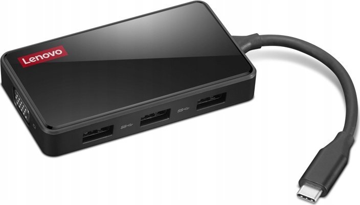 Dok USB C Lenovo 100 Travel GX91M73945, HDMI VGA, PD 100W, gri