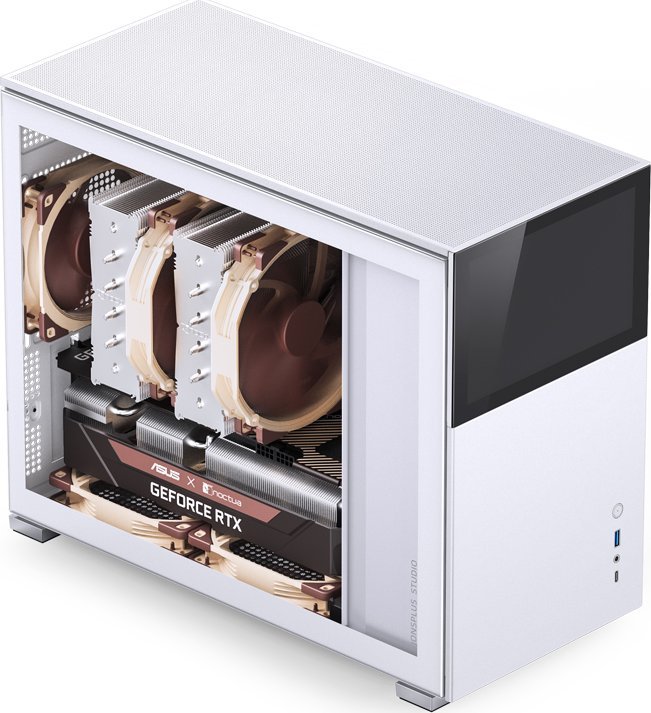 Kasë Jonsbo D31 Screen, e bardhë, Mini Tower