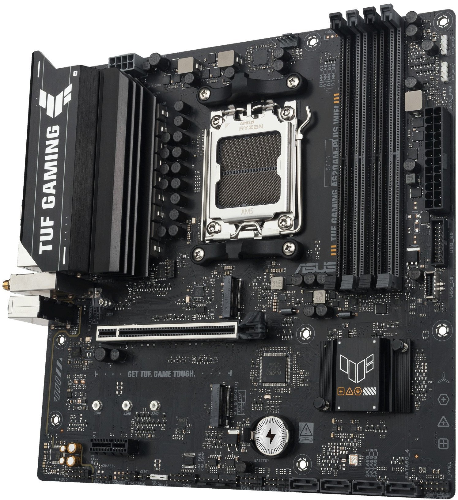 Pllakë amë ASUS TUF Gaming A620M PLUS WIFI, DDR5, Wi Fi 6, Micro ATX 4