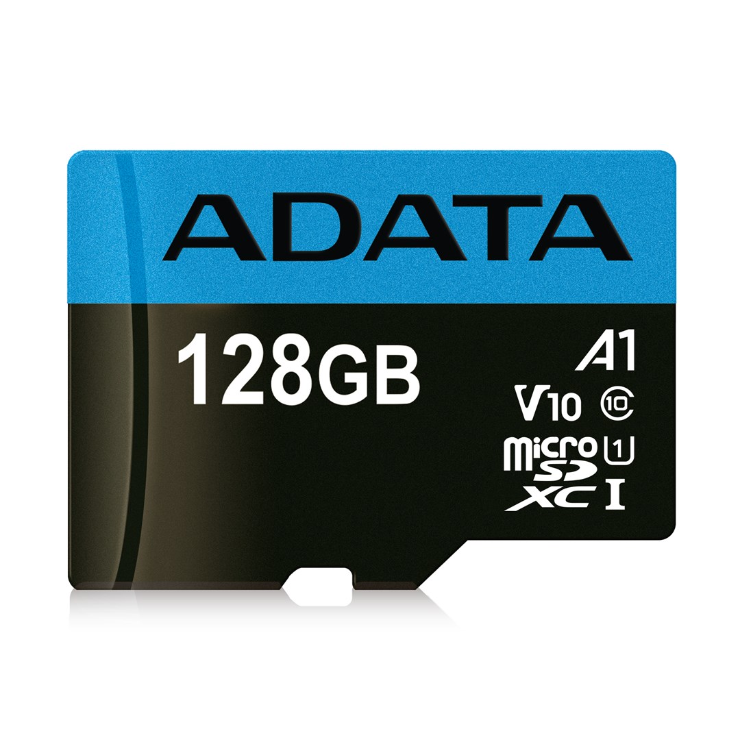 Kartë e memories ADATA Premier, MicroSDXC, 128 GB, Class 10 + përshtatës SD