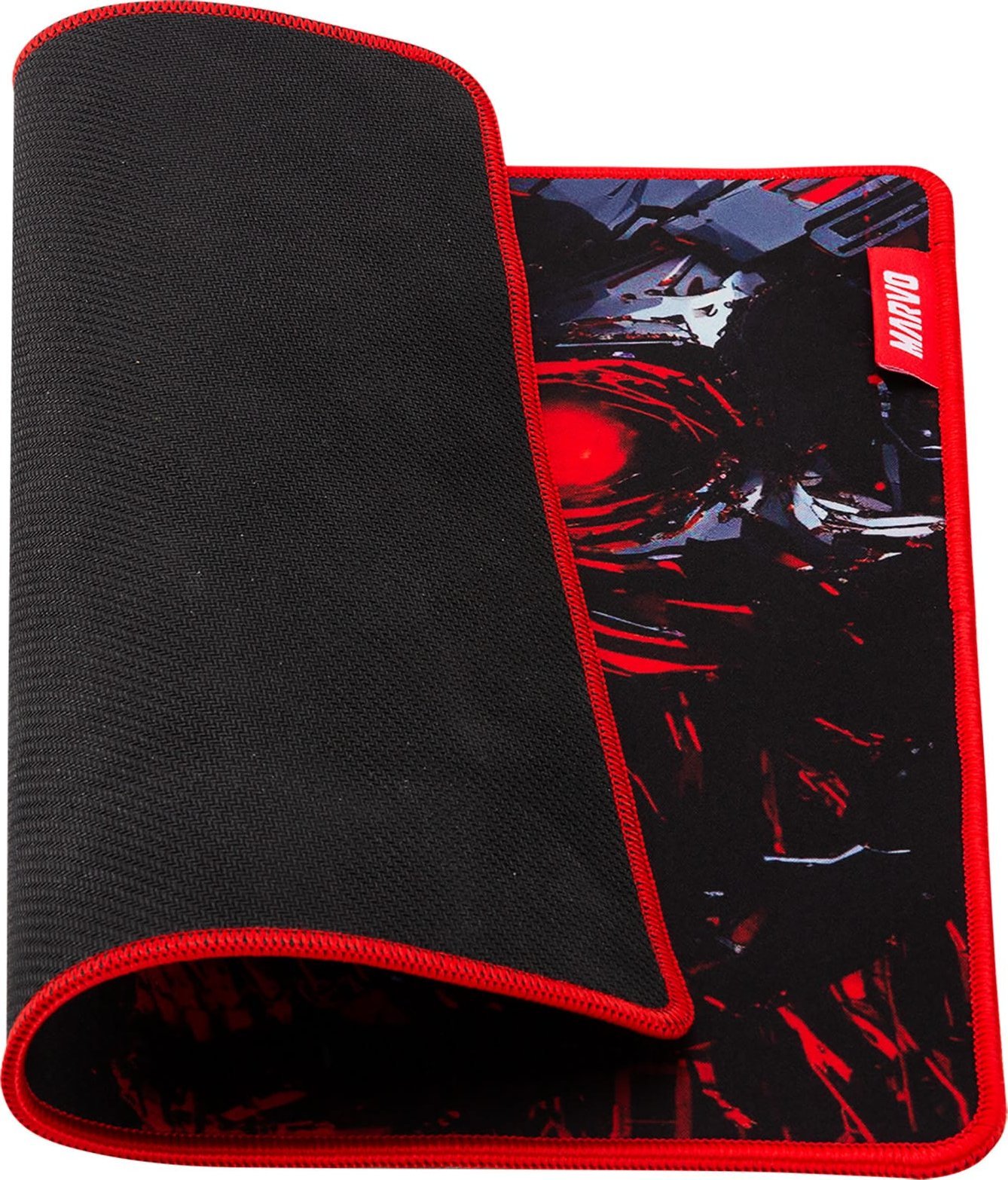 Mousepad gaming Marvo Scorpion G53 Noob M, 350 x 300 mm, mikrofibër antirrëshqitëse, i zi