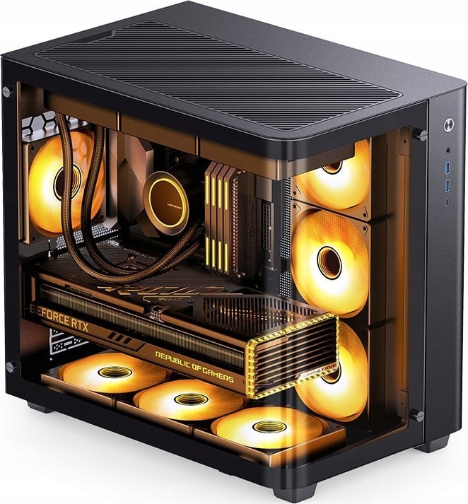 Kasë Jonsbo Jonsbo TK-3 - ATX-Gehäuse, e zezë, Full Tower