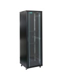 Kabinet dyshemeje për serverë SPCN 27U, 600x1000mm, deri 1000kg, i zi