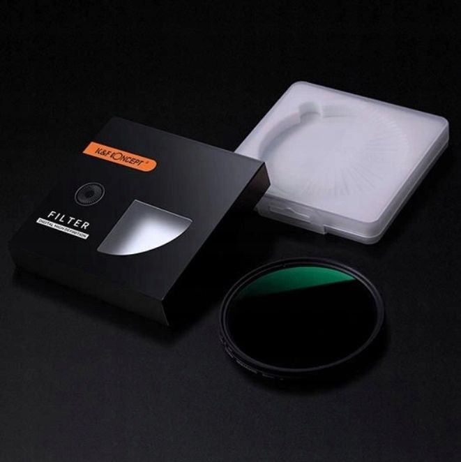 Filter ND variabël K&amp;F Concept KF01.1349, 37mm, SUPER SLIM, gri