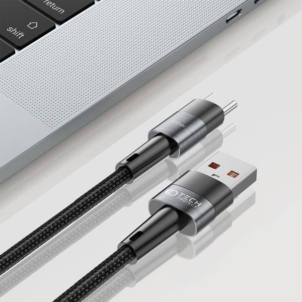 Kabllo USB-C Tech-Protect Ultraboost, 66W 6A, 50 cm, gri