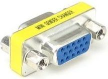 Përshtatës PremiumCord r55fftk, D-Sub (VGA) në D-Sub (VGA), i verdhë