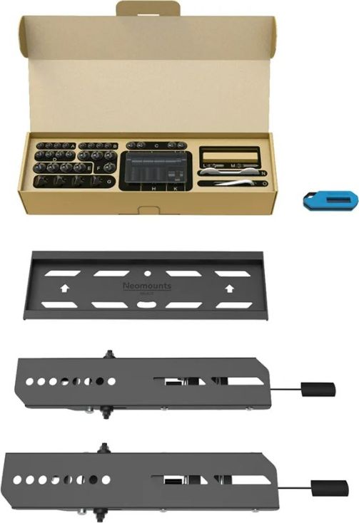 Mbajtëse muri për TV Neomounts WL35S-850BL12, 24" 55", 50 kg, e zezë