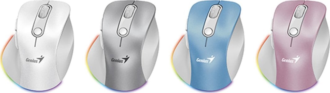 Maus Genius Ergo 9000S Pro, i kaltër / i bardhë