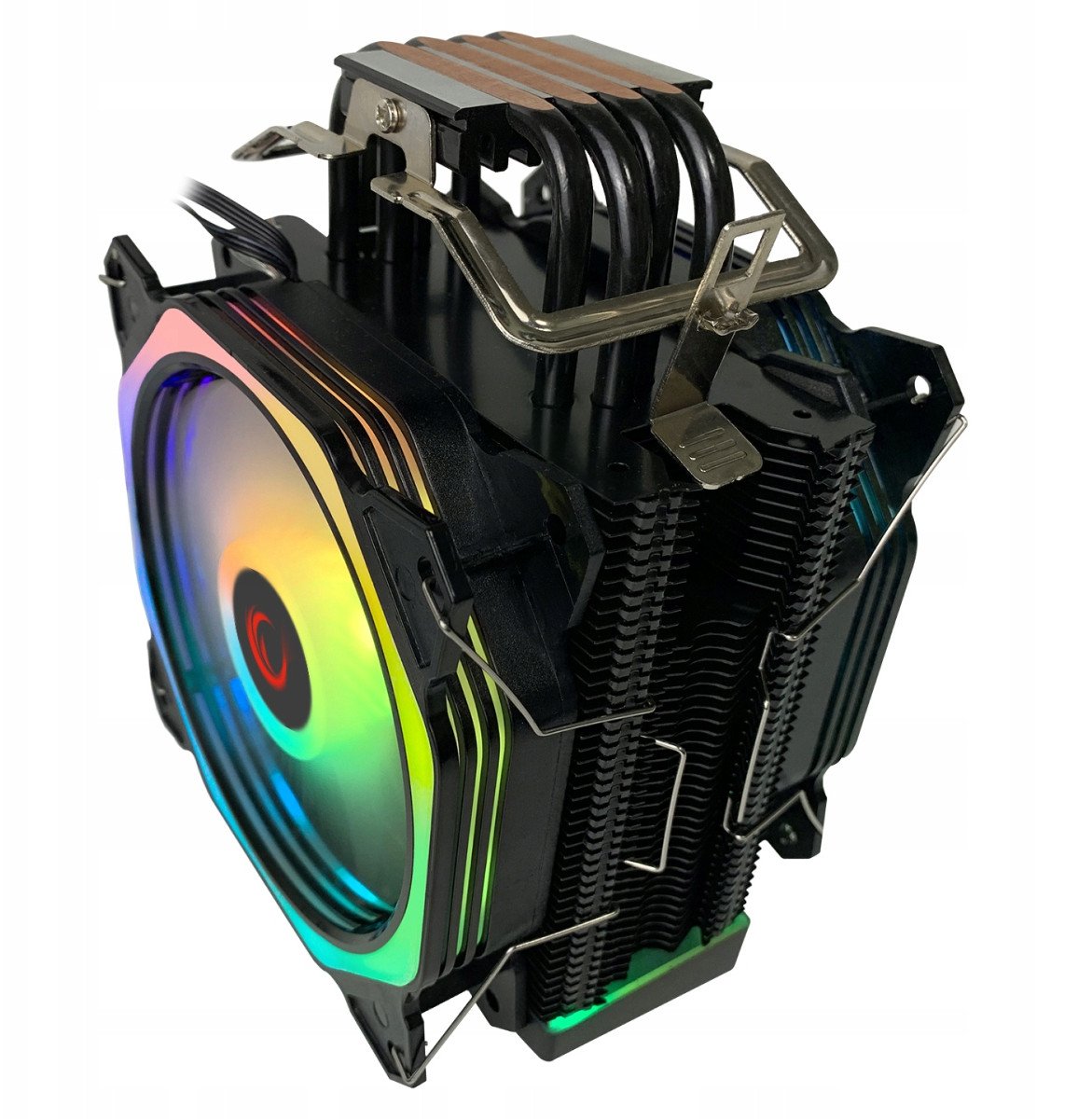Ftohës CPU Rampage Octagon C60, 2x 120mm, TDP 180W, i zi