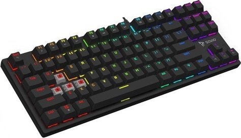 Tastierë mekanike gaming Savio Tempest X2, Outemu Red, RGB, e zezë