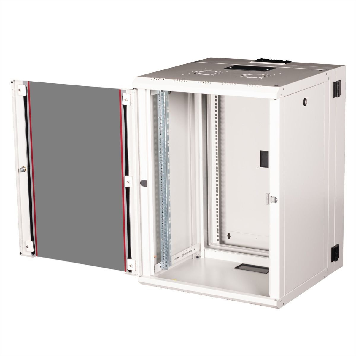 Kabinet muri ROLINE Wall Cabinet Pro 16U, 48.26 cm, çelik, gri