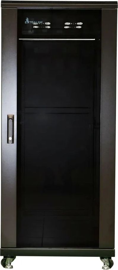 Kabinet rrjeti Extralink Standing Cabinet 19", 32U, me rrota, gri