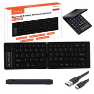 Tastierë palosëse Zenwire WLK-610, mini Bluetooth, USB C, e zezë