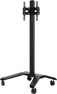 Karrocë universale për TV B-Tech BT8562/BB, për ekrane të sheshtë, me rrota, e zezë