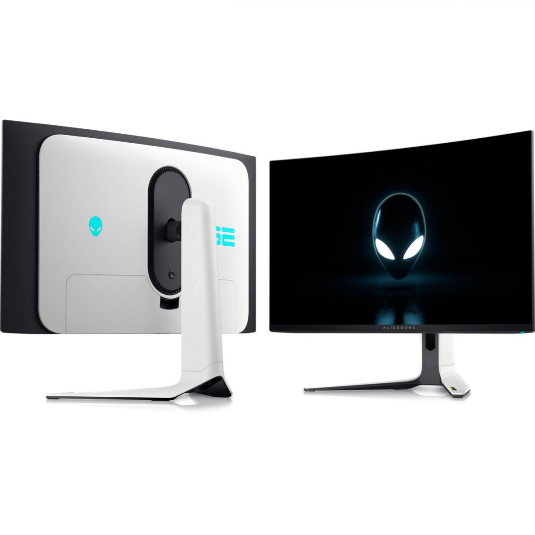 Monitor gaming Alienware AW3225QF, 32", 4K QD OLED, 240Hz, i zi e bardhë