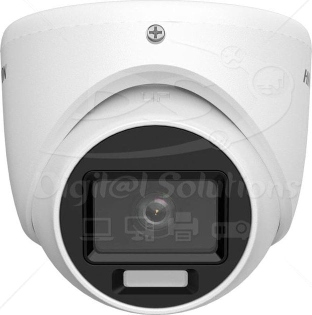 Безбедносна камера Hikvision DS-2CE76D0T-LMFS, 2MP Full HD, леќа 2.8mm, бела