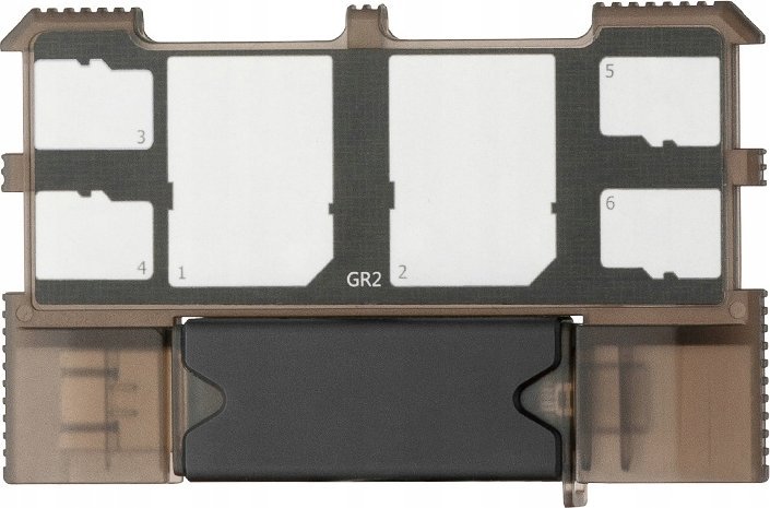 Kit mbajtës dhe lexues kartash memorie JJC MCH STK6GR, USB 3.0, USB Type C, gri