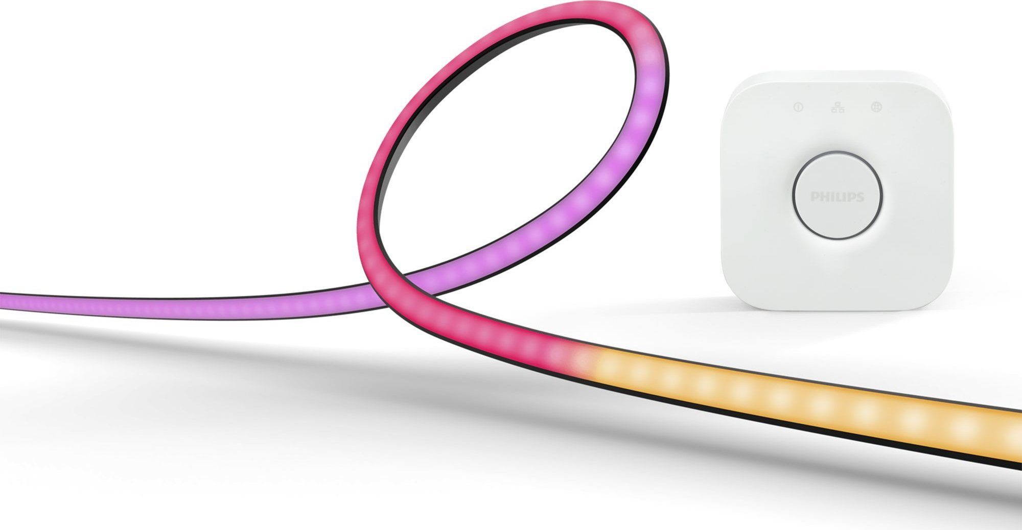 Set ndriçimi Philips Hue Bridge + Play Gradient PC, për monitor 32-34", shumëngjyrësh