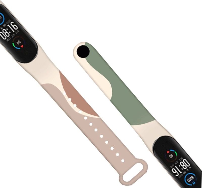 Rrip silikoni Hurtel Strap Moro për Xiaomi Mi Band 6 Mi Band 5, dizajn camo, shumëngjyrësh