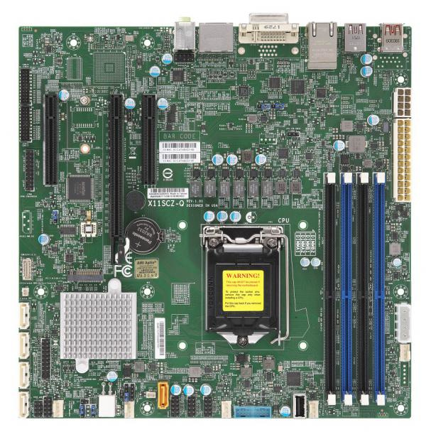Матична плоча Supermicro X11SCZ-Q Intel Q370 LGA 1151 (Socket H4) micro ATX