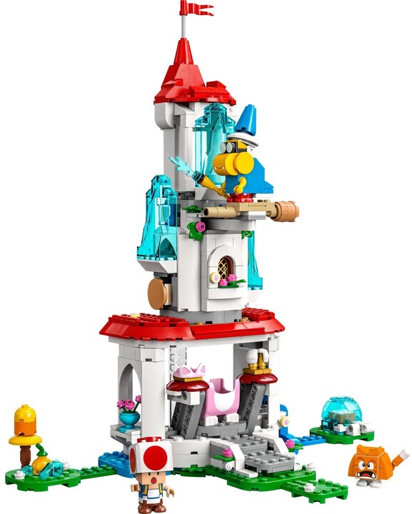 Set zgjerimi LEGO® Super Mario™ 71407 Peach the Cat and the Ice Tower, 494 pjesë