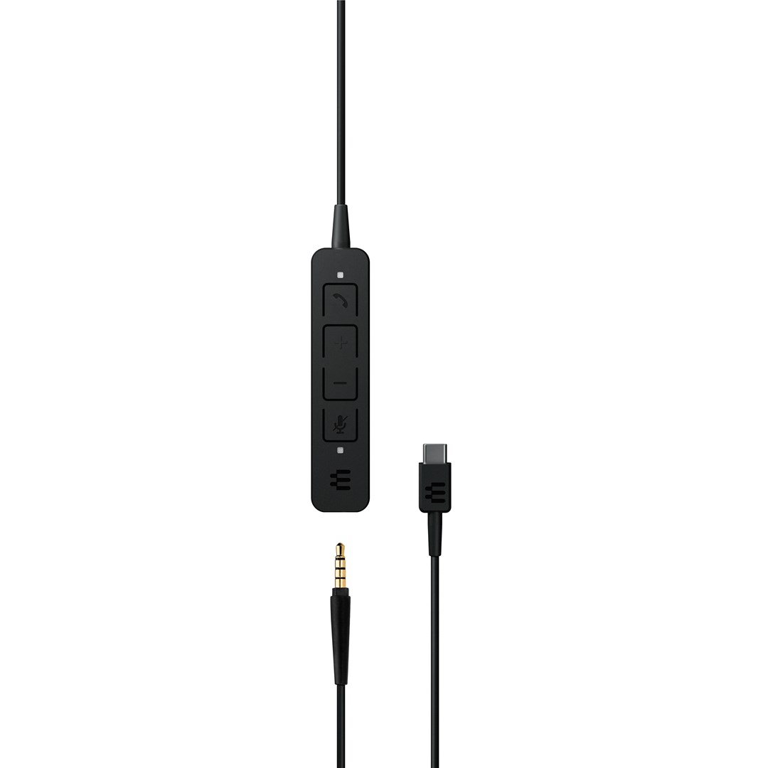 Слушалки EPOS Sennheiser ADAPT 165 USB-C II, стерео, црни