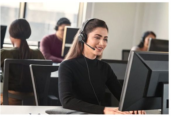 Kufje me kabllo Jabra Evolve2 30 SE, USB Type C, USB Type A, të zeza