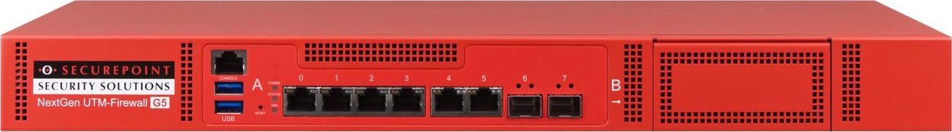 Firewall rrjeti Securepoint RC300S G5, UTM, për 100 përdorues, gri