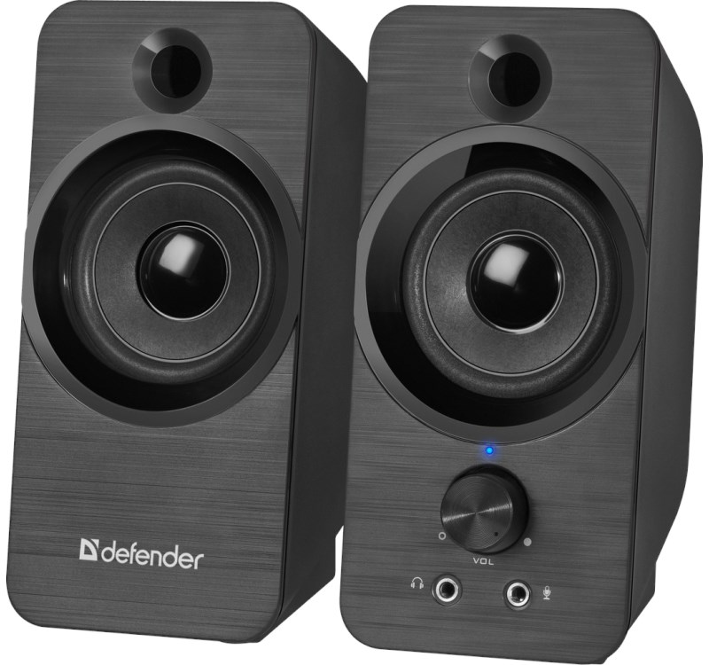 Kutia zanore kompjuteri Defender SPK-190, 2.0, 8W, USB, e zezë
