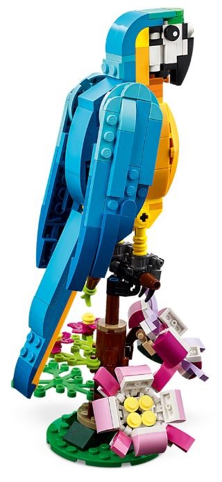 Set lodër LEGO Creator Exotic Parrot 31136, 3 në 1, 7 vjeç+
