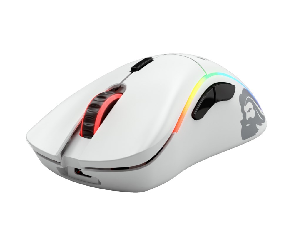 Maus Glorious Model D, Wireless, i bardhë mat