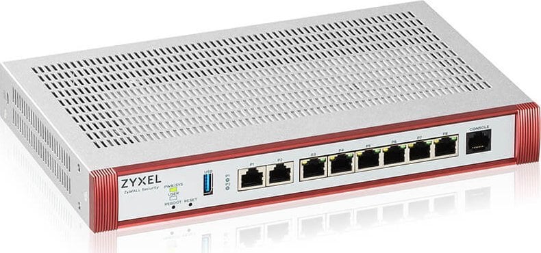 Firewall rrjeti ZyXEL USG FLEX200 H Series, 2.5 Gb/s, USGFLEX200H-EU0101F