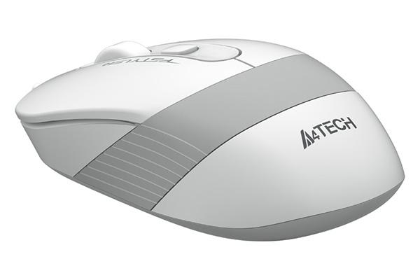 Mouse optik A4Tech Fstyler FM10, USB, 1600 dpi, i bardhë gri