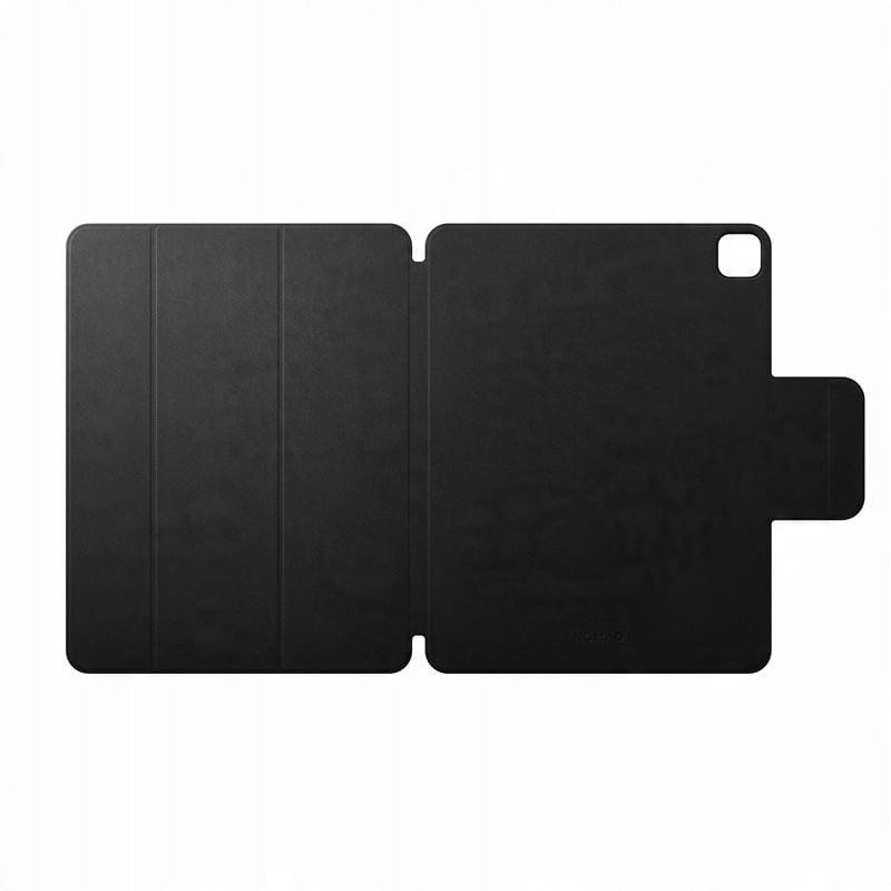 Kuti mbrojtëse Nomad Leather Folio, për iPad Pro 11" M4, lëkurë, e zezë