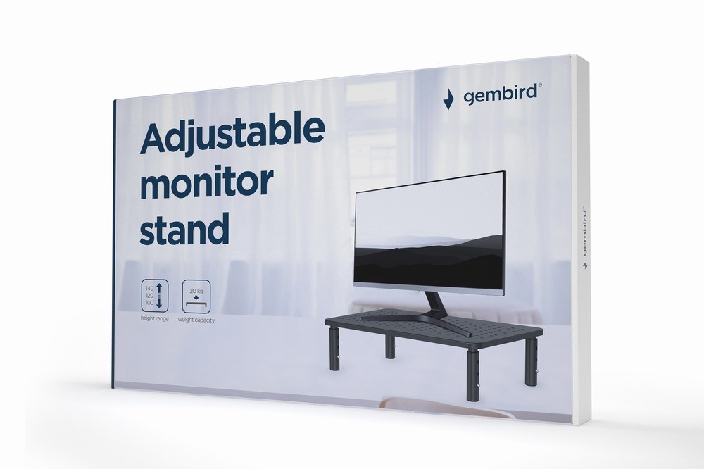 Mbajtëse monitori Gembird MS-TABLE-01, e zezë