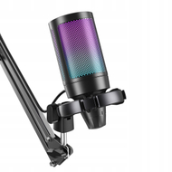 Mikrofon Fifine A6T USB, gaming, me qëndrim tavoline, i zi