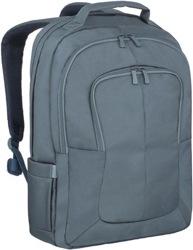 Çantë shpine RivaCase Tegel 8460, 17.3", poliestër, gri aquamarine