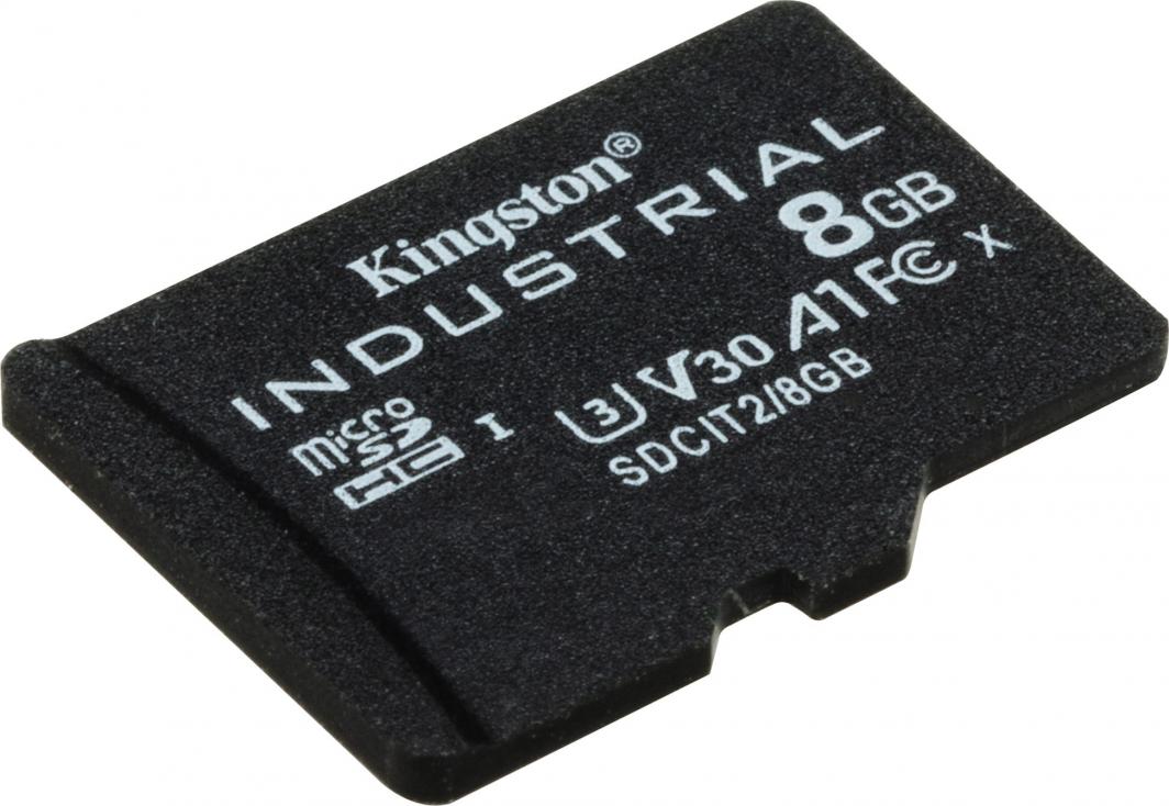 Kartë memorie Kingston Industrial MicroSDHC 8 GB Class 10 UHS-I/U3 A1 V30