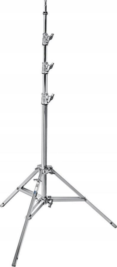 Stativ ndriçimi Avenger A0030CS Baby Steel Stand 30, lartësi 300 cm, çelik, argjendtë