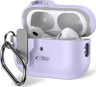 Mbulesë Tech-Protect Slim Hook për Apple AirPods Pro 1 2, polikarbonat, me karabinë, livando