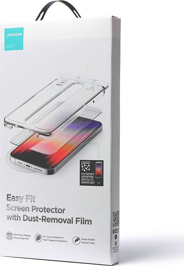 Xham i temperuar Joyroom Easy Fit JR-DH11, Full Screen, për iPhone 14 Plus 6.7", transparent
