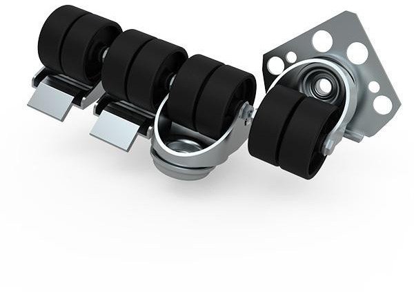 Rrota me bllokim për karrocë multimediale Vivolink VLFS4290 Extra Casters, set aksesor