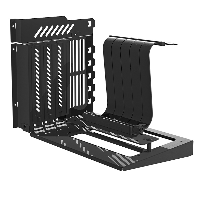 Kasa PC DarkFlash DY470 ATX, kub, 4 ventilatorë ARGB, e zezë