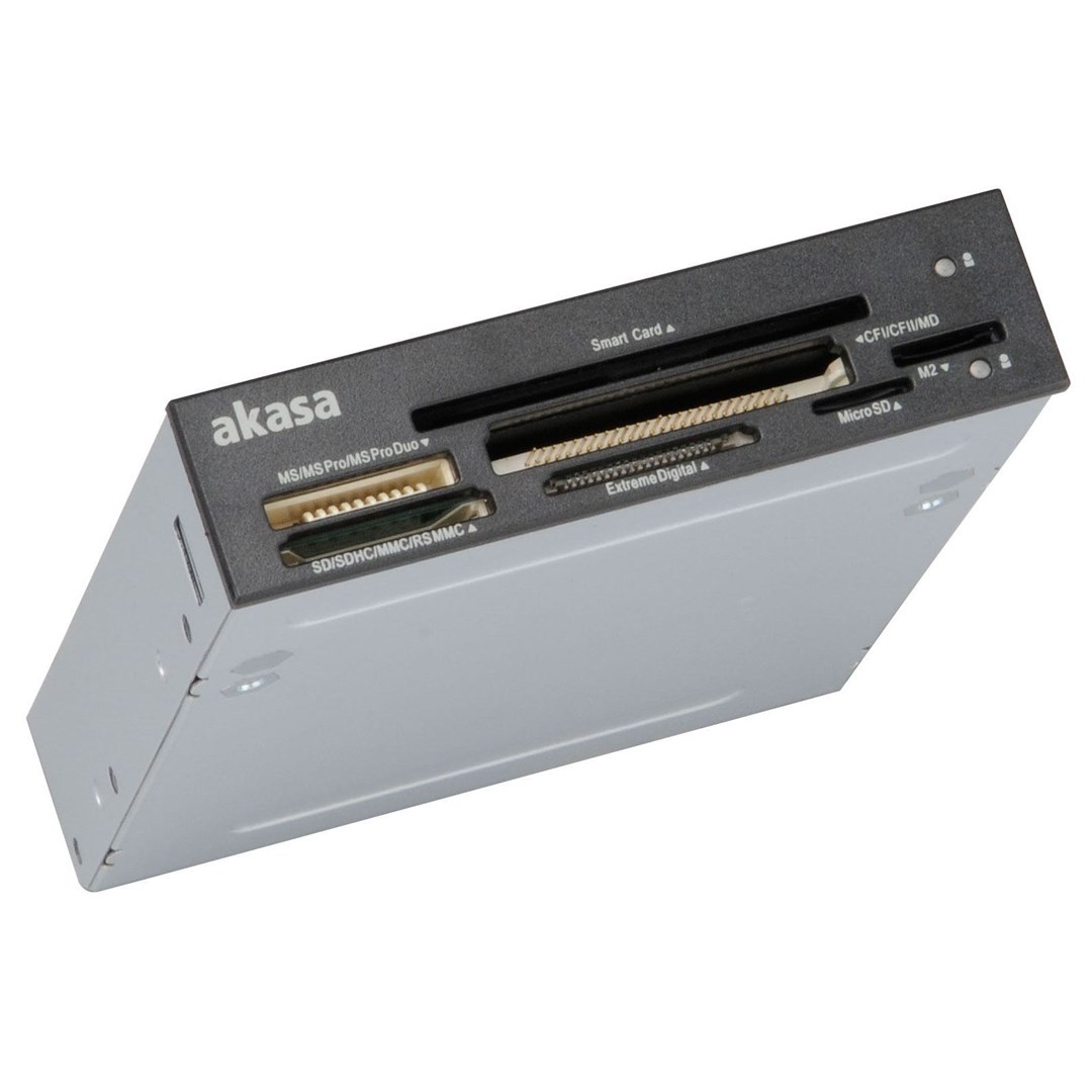 Lexues kartash Akasa AK-ICR-09, USB 2.0, 3.5", i zi