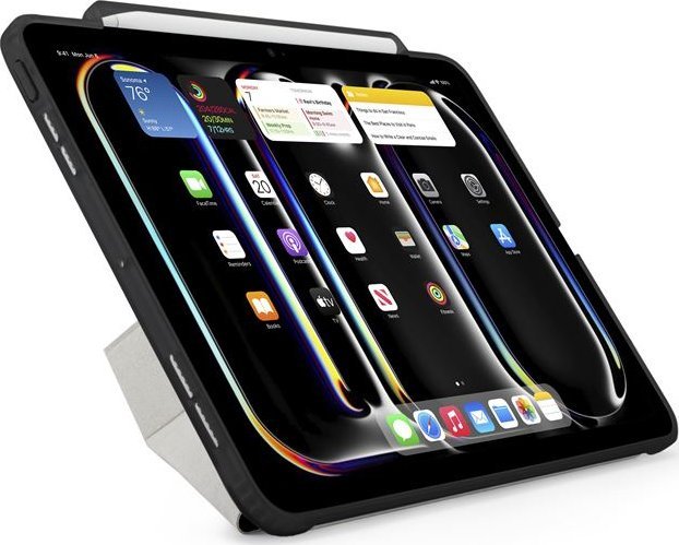 Mbulesë tablet Pipetto Origami No3 Pencil Case, për iPad Pro 13" 2024, me qëndrim, e zezë