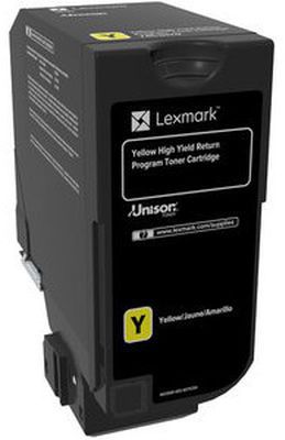 Toner printeri Lexmark 84C2HY0, ngjyra e verdhë, origjinal
