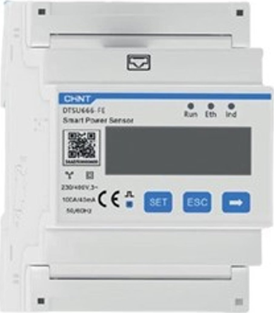 Matës inteligjent energjie Huawei DTSU666 FE, trefazor, Fast Ethernet, i bardhë