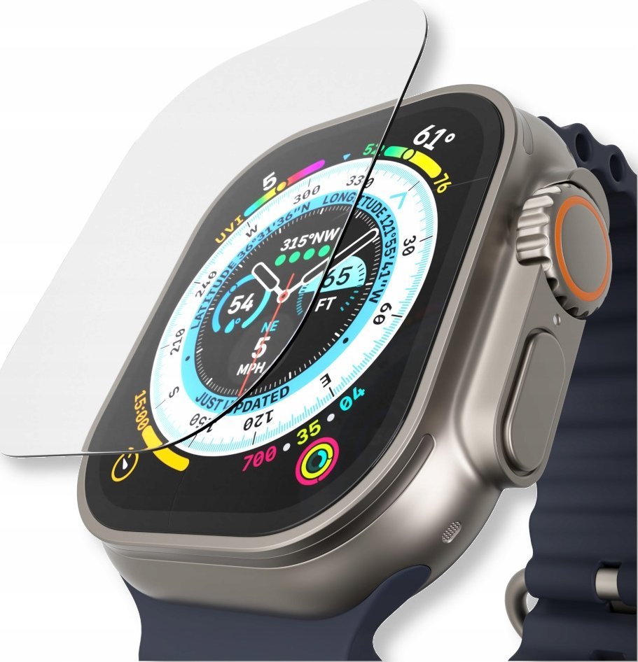 Mbrojtës ekrani NEXT ONE 3D Clear, për Apple Watch Ultra 49mm, xham i tejdukshëm
